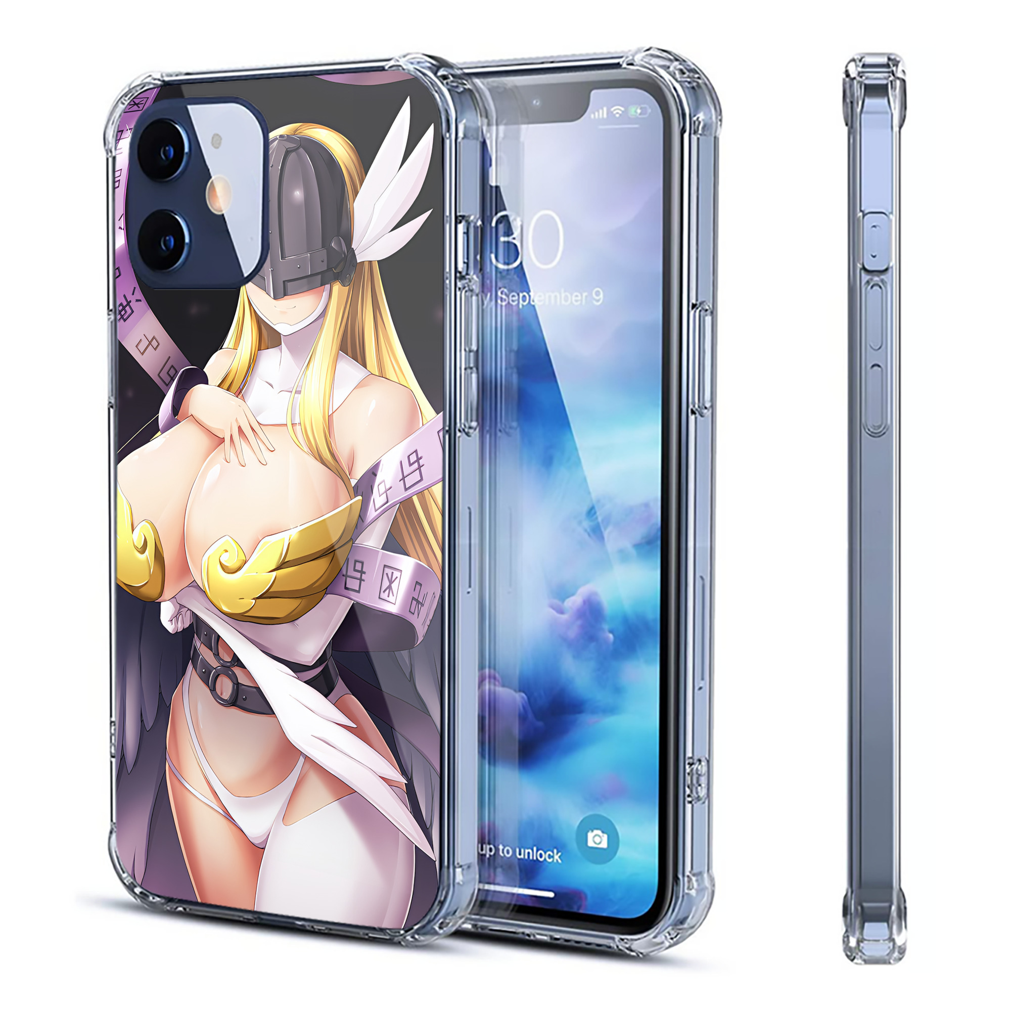 （画像用） Digimon デジタルモンスター/デジモン 【iPhone 12シリーズ対応】透明スマホケース（クリアソフトケース）